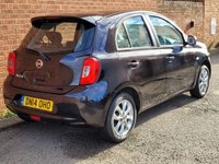 USED 2014 14 NISSAN MICRA 1.2 ACENTA 5d 79 BHP RAC WARRANTY - FULL FRESH 12 MONTHS MOT
