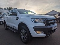 USED 2018 18 FORD RANGER 3.2 WILDTRAK 4X4 DCB TDCI 4d 197 BHP 2 FORMER KEEPERS FROM NEW+NO VAT+ULEZ COMPLIANT+OUTSTANDING VALUE+NO VAT+THE PRICE YOU SEE IS THE PRICE YOU PAY+GREAT SPECIFICATION+HALF LEATHER INTERIOR+SATELLITE NAVIGATION+BLUETOOTH+PARK ASSIST+REVERSE CAMERA+HEATED SEATS+ELECTRIC SEAT+REAR LOAD LINER+TOW BAR+ALLOY WHEELS+THIS VEHICLE IS READY TO DRIVE AWAY TODAY+FINANCE AND EXTENDED WARRANTY AVAILABLE ON THIS USED VEHICLE!!!!!!!