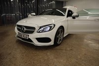 USED 2017 66 MERCEDES-BENZ C-CLASS 2.1 C 220 D AMG LINE PREMIUM 2d 168 BHP WITH ONE PREVIOUS OWNER, GREAT SERVICE HISTORY AND WITH THE PREMIUM PACK AND SUN ROOF THIS IS THE ONE TO BUY
