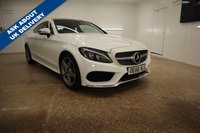 USED 2017 66 MERCEDES-BENZ C-CLASS 2.1 C 220 D AMG LINE PREMIUM 2d 168 BHP WITH ONE PREVIOUS OWNER, GREAT SERVICE HISTORY AND WITH THE PREMIUM PACK AND SUN ROOF THIS IS THE ONE TO BUY
