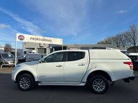 USED 2018 18 MITSUBISHI L200 2.4 DI-D 4WD WARRIOR DCB 178 BHP ONLY 2 OWNERS FROM NEW+NO VAT+ULEZ COMPLIANT+REAR HARD TOP CANOPY+REVERSE ASSIST CAMERA+TOW BAR+SIDE STEPS+FULL LEATHER INTERIOR+SATELLITE NAVIGATION+BLUETOOTH+AIR CONDITIONING+ALLOY WHEELS+NO VAT+THE PRICE YOU SEE IS THE PRICE YOU PAY+1 FULL YEARS MOT PRIOR TO COLLECTION+FINANCE AND EXTENDED WARRANTY AVAILABLE ON THIS USED VEHICLE!!!!!!!