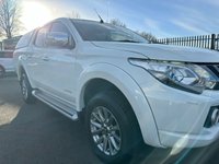 USED 2018 18 MITSUBISHI L200 2.4 DI-D 4WD WARRIOR DCB 178 BHP ONLY 2 OWNERS FROM NEW+NO VAT+ULEZ COMPLIANT+REAR HARD TOP CANOPY+REVERSE ASSIST CAMERA+TOW BAR+SIDE STEPS+FULL LEATHER INTERIOR+SATELLITE NAVIGATION+BLUETOOTH+AIR CONDITIONING+ALLOY WHEELS+NO VAT+THE PRICE YOU SEE IS THE PRICE YOU PAY+1 FULL YEARS MOT PRIOR TO COLLECTION+FINANCE AND EXTENDED WARRANTY AVAILABLE ON THIS USED VEHICLE!!!!!!!
