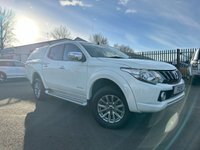 USED 2018 18 MITSUBISHI L200 2.4 DI-D 4WD WARRIOR DCB 178 BHP ONLY 2 OWNERS FROM NEW+NO VAT+ULEZ COMPLIANT+REAR HARD TOP CANOPY+REVERSE ASSIST CAMERA+TOW BAR+SIDE STEPS+FULL LEATHER INTERIOR+SATELLITE NAVIGATION+BLUETOOTH+AIR CONDITIONING+ALLOY WHEELS+NO VAT+THE PRICE YOU SEE IS THE PRICE YOU PAY+1 FULL YEARS MOT PRIOR TO COLLECTION+FINANCE AND EXTENDED WARRANTY AVAILABLE ON THIS USED VEHICLE!!!!!!!