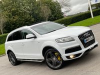 USED 2013 63 AUDI Q7 3.0  TDI V6 S line Plus Tiptronic quattro Euro 5 (s/s) 5dr MOST SERVICE HISTORY !! LOW MILES
