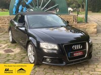 USED 2011 61 AUDI A3 2.0 TFSI S LINE 2d 197 BHP A3 S-LINE CONVERTIBLE 197bhp - DSG/AUTOMATIC PADDLE SHIFT GEARBOX - HALF LEATHER INTERIOR - 18 INCH UP GRADE ALLOYS - SERVICE HISTORY