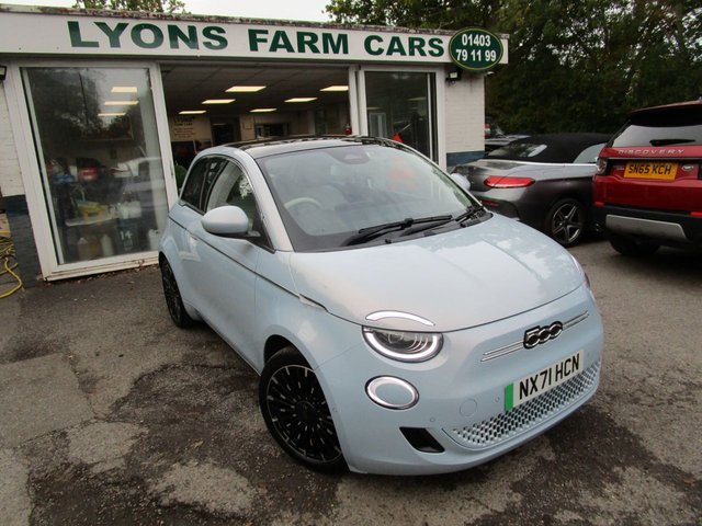 2021 71 Fiat 500e LA PRIMA 42 kWh 3d 117 BHP ALL ELECTRIC AUTOMATIC