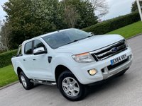 USED 2014 64 FORD RANGER 2.2 LIMITED 4X4 DCB TDCI 4d 148 BHP LEATHER + HEATED SEATS +ROLL-N-LOCK