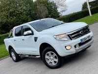 USED 2014 64 FORD RANGER 2.2 LIMITED 4X4 DCB TDCI 4d 148 BHP LEATHER + HEATED SEATS +ROLL-N-LOCK