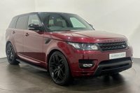 USED 2016 66 LAND ROVER RANGE ROVER SPORT 3.0 SDV6 HSE DYNAMIC 5d 306 BHP Striking Montalcino Red, Panoramic Glass Roof, Ebony and Ivory Full Leather