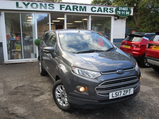 2017 17 Ford Ecosport 1.5 ZETEC 5d 110 BHP