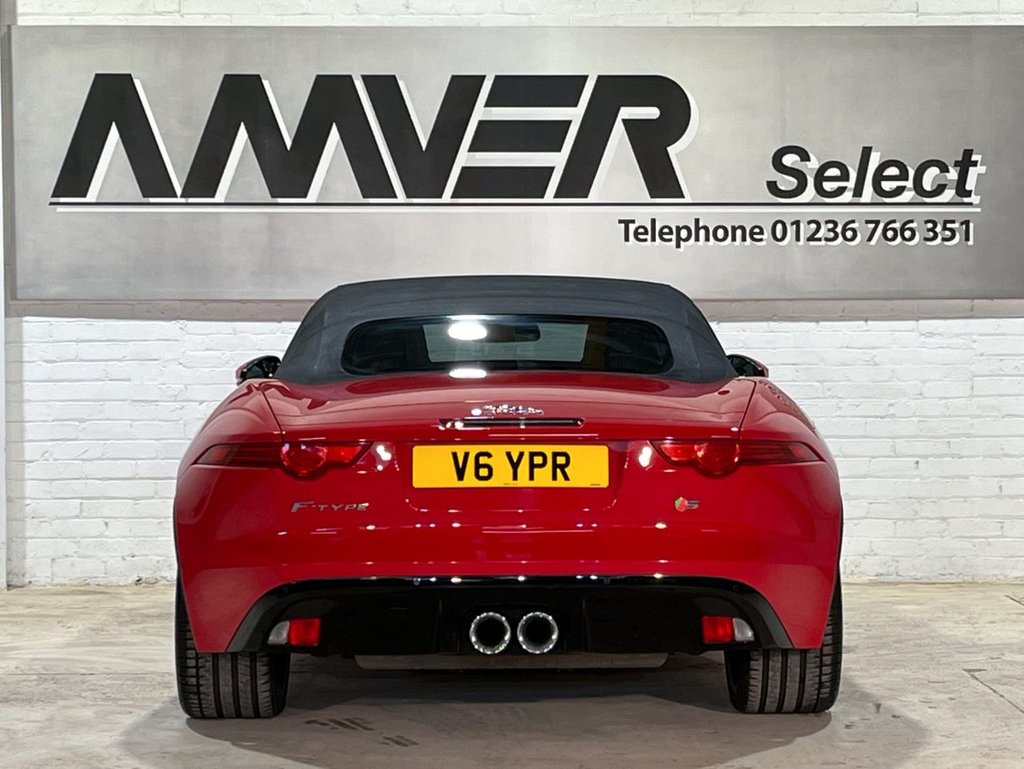 USED 2013 13 JAGUAR F-TYPE 3.0 V6 S 2d AUTO 380 BHP CONVERTIBLE