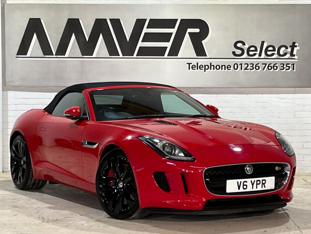 USED 2013 13 JAGUAR F-TYPE 3.0 V6 S 2d AUTO 380 BHP CONVERTIBLE