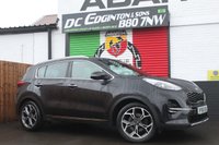 USED 2019 68 KIA SPORTAGE 1.6 CRDI GT-LINE ISG 5d 135 BHP GREAT VALUE SUV FINISHED IN BLACK PEARL