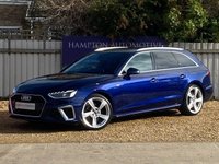 USED 2020 70 AUDI A4 2.0 AVANT TDI S LINE MHEV 5d 161 BHP 