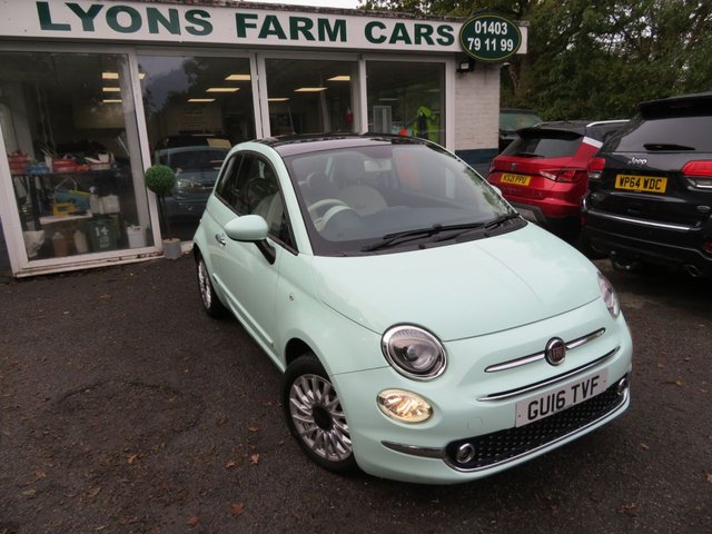 2016 16 Fiat 500 1.2 LOUNGE 3d 69 BHP NEW SHAPE