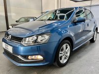 USED 2016 16 VOLKSWAGEN POLO 1.2 TSI BlueMotion Tech Match Hatchback 5dr Petrol Manual Euro 6 (s/s) (90 ps) DAB, &pound;20 Tax, Cruise Control