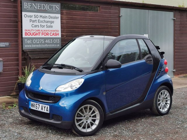 2007 57 Smart Fortwo Cabrio 1.0 PASSION 2d 70 BHP
