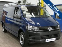 USED 2019 19 VOLKSWAGEN TRANSPORTER 2.0 T30 TDI P/V STARTLINE BMT 101 BHP LWB LWB BLUETOOTH PARKING SENSORS GENUINE LOW MILES PLYLINED SHELVING IN REAR ROOF RACK 1 OWNER SERVICE HISTORY