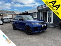 USED 2018 18 LAND ROVER RANGE ROVER SPORT 5.0 SVR 5DR AUTOMATIC 567 BHP +++ FREE 12 MONTHS WARRANTY+++