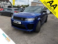 USED 2018 18 LAND ROVER RANGE ROVER SPORT 5.0 SVR 5DR AUTOMATIC 567 BHP +++ FREE 12 MONTHS WARRANTY+++