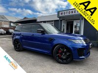 USED 2018 18 LAND ROVER RANGE ROVER SPORT 5.0 SVR 5DR AUTOMATIC 567 BHP +++ FREE 12 MONTHS WARRANTY+++