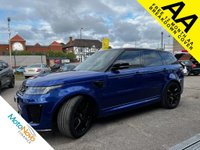 USED 2018 18 LAND ROVER RANGE ROVER SPORT 5.0 SVR 5DR AUTOMATIC 567 BHP +++ FREE 12 MONTHS WARRANTY+++
