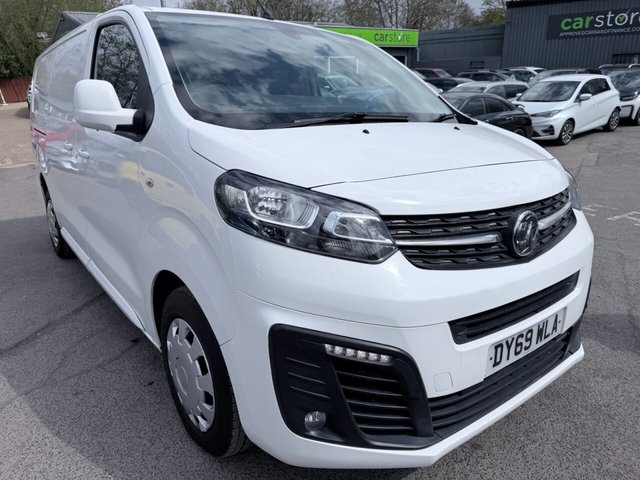 View our Vauxhall Vivaro 1.5 L2H1 2900 Sportive S/S 101 BHP in White with 81,582 miles, full service history, 1 owner. ULEZ Euro 6 diesel, 6-speed manual, AC ! + VAT @ 20%!