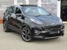 USED 2019 19 KIA SPORTAGE 2.0 CRDI GT-LINE S ISG 5d 183 BHP Finished in PHANTOM BLACK METALLIC with Full HEATED/COOLING LEATHER trim.This Sportage is one of the best SUV's on the market. It offers striking looks and spacious interior. Features include Pan Roof, 360 Cameras, Eectric Boot, Sat Nav, 19-inch alloys, tinted windows, Power folding Mirrors, LED headlights, keyless start, Heated front and rear seats, 8-inch touchscreen, Cruise control and Parking sensors. Dealer Serviced at 18059 miles, 27752 miles, 48250 miles and at 63914 miles.