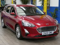 USED 2020 20 FORD FOCUS 1.5 TITANIUM X 5d 148 BHP SAT NAV HEATED PART LEATHER PARKING SENSORS 1 OWNER LOW MILEAGE 6 MONTHS GOLD WARRANTY