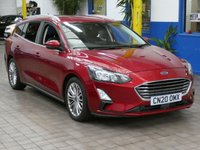USED 2020 20 FORD FOCUS 1.5 TITANIUM X 5d 148 BHP SAT NAV HEATED PART LEATHER PARKING SENSORS 1 OWNER LOW MILEAGE 6 MONTHS GOLD WARRANTY