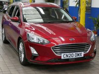 USED 2020 20 FORD FOCUS 1.5 TITANIUM X 5d 148 BHP SAT NAV HEATED PART LEATHER PARKING SENSORS 1 OWNER LOW MILEAGE 6 MONTHS GOLD WARRANTY