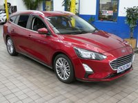 USED 2020 20 FORD FOCUS 1.5 TITANIUM X 5d 148 BHP SAT NAV HEATED PART LEATHER PARKING SENSORS 1 OWNER LOW MILEAGE 6 MONTHS GOLD WARRANTY
