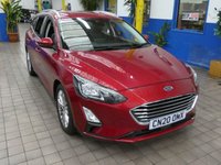 USED 2020 20 FORD FOCUS 1.5 TITANIUM X 5d 148 BHP SAT NAV HEATED PART LEATHER PARKING SENSORS 1 OWNER LOW MILEAGE 6 MONTHS GOLD WARRANTY