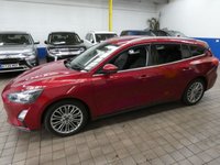 USED 2020 20 FORD FOCUS 1.5 TITANIUM X 5d 148 BHP SAT NAV HEATED PART LEATHER PARKING SENSORS 1 OWNER LOW MILEAGE 6 MONTHS GOLD WARRANTY