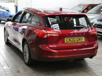 USED 2020 20 FORD FOCUS 1.5 TITANIUM X 5d 148 BHP SAT NAV HEATED PART LEATHER PARKING SENSORS 1 OWNER LOW MILEAGE 6 MONTHS GOLD WARRANTY