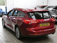 USED 2020 20 FORD FOCUS 1.5 TITANIUM X 5d 148 BHP SAT NAV HEATED PART LEATHER PARKING SENSORS 1 OWNER LOW MILEAGE 6 MONTHS GOLD WARRANTY