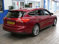 USED 2020 20 FORD FOCUS 1.5 TITANIUM X 5d 148 BHP SAT NAV HEATED PART LEATHER PARKING SENSORS 1 OWNER LOW MILEAGE 6 MONTHS GOLD WARRANTY