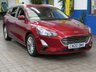 USED 2020 20 FORD FOCUS 1.5 TITANIUM X 5d 148 BHP SAT NAV HEATED PART LEATHER PARKING SENSORS 1 OWNER LOW MILEAGE 6 MONTHS GOLD WARRANTY
