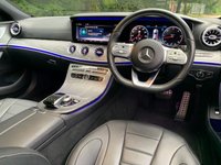 USED 2018 18 MERCEDES-BENZ CLS CLASS 2.9 CLS 350 D 4MATIC AMG LINE PREMIUM PLUS 4d 282 BHP BIG SPEC 2018 MERCEDES CLS 350 AMG-LINE 4DR COUPE - 9SPD AUTOMATIC - 4 MATIC - FULL BLACK LEATHER - 1 FORMER KEEPER - FULL MERCEDES SERVICE HISTORY - COST NEW IN EXCESS OF &pound;62K - NOW RETAILLING FOR 1/2 OF THAT FIGURE !!!