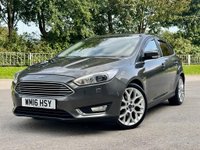USED 2016 16 FORD FOCUS 1.0 TITANIUM X 5d 124 BHP REVERSING CAMERA + BLUETOOTH
