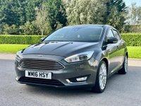 USED 2016 16 FORD FOCUS 1.0 TITANIUM X 5d 124 BHP REVERSING CAMERA + BLUETOOTH