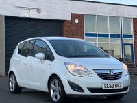 USED 2013 63 VAUXHALL MERIVA 1.4 TECH LINE 5d 99 BHP SAT NAV  +   HALF LEATHER TRIM +   17 INCH ALLOY WHEELS +   CRUISE CONTROL +   CLIMATE CONTROL +   BLUETOOTH PHONE +