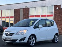 USED 2013 63 VAUXHALL MERIVA 1.4 TECH LINE 5d 99 BHP SAT NAV  +   HALF LEATHER TRIM +   17 INCH ALLOY WHEELS +   CRUISE CONTROL +   CLIMATE CONTROL +   BLUETOOTH PHONE +
