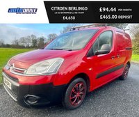 USED 2014 14 CITROEN BERLINGO 1.6 625 ENTERPRISE L1 HDI 74 BHP **NO VAT** 3 SEATER VAN