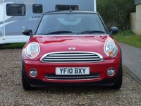 USED 2010 10 MINI CONVERTIBLE 1.6 ONE 2d 98 BHP www.suffolkcarcentre.co.uk - Located at Reydon