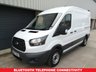 USED 2017 67 FORD TRANSIT 2.0 290 L2 H2 P/V 129 BHP PANEL VAN Part Service History, Euro 6