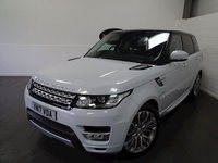 USED 2017 17 LAND ROVER RANGE ROVER SPORT 3.0 SDV6 HSE 5d 306 BHP 