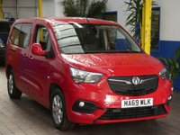 USED 2019 69 VAUXHALL COMBO LIFE 1.2 ENERGY XL S/S 5d 109 BHP 5 SEATS AIR CON CRUISE PARKING SENSORS 1 OWNER SERVICE HISTORY 6 MONTHS GOLD WARRANTY