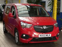USED 2019 69 VAUXHALL COMBO LIFE 1.2 ENERGY XL S/S 5d 109 BHP 5 SEATS AIR CON CRUISE PARKING SENSORS 1 OWNER SERVICE HISTORY 6 MONTHS GOLD WARRANTY