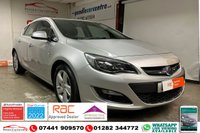 USED 2013 13 VAUXHALL ASTRA 2.0 SRI CDTI ECOFLEX S/S 5d 163 BHP 2024 MOT+FSH+SAT NAV+ STOP START